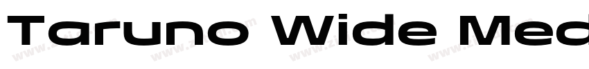 Taruno Wide Med字体转换